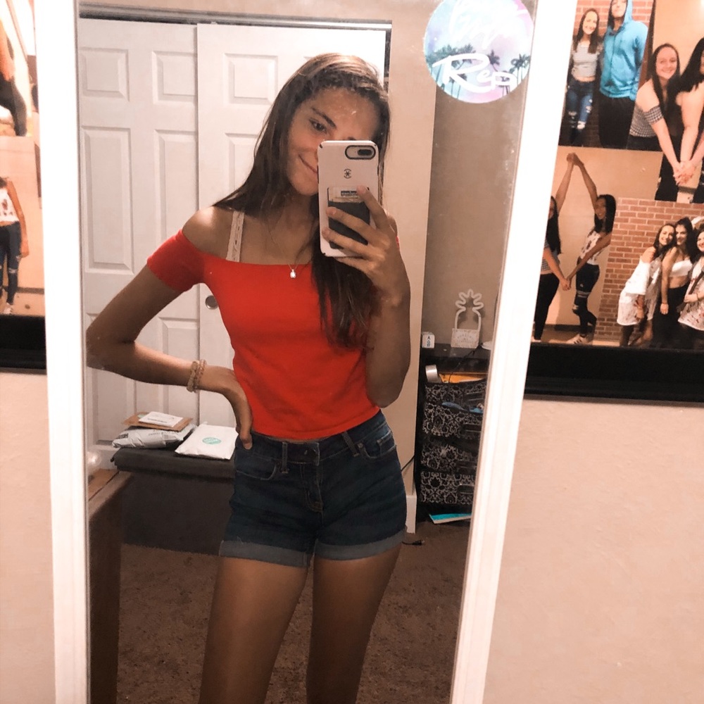 High waisted Jean Shorts